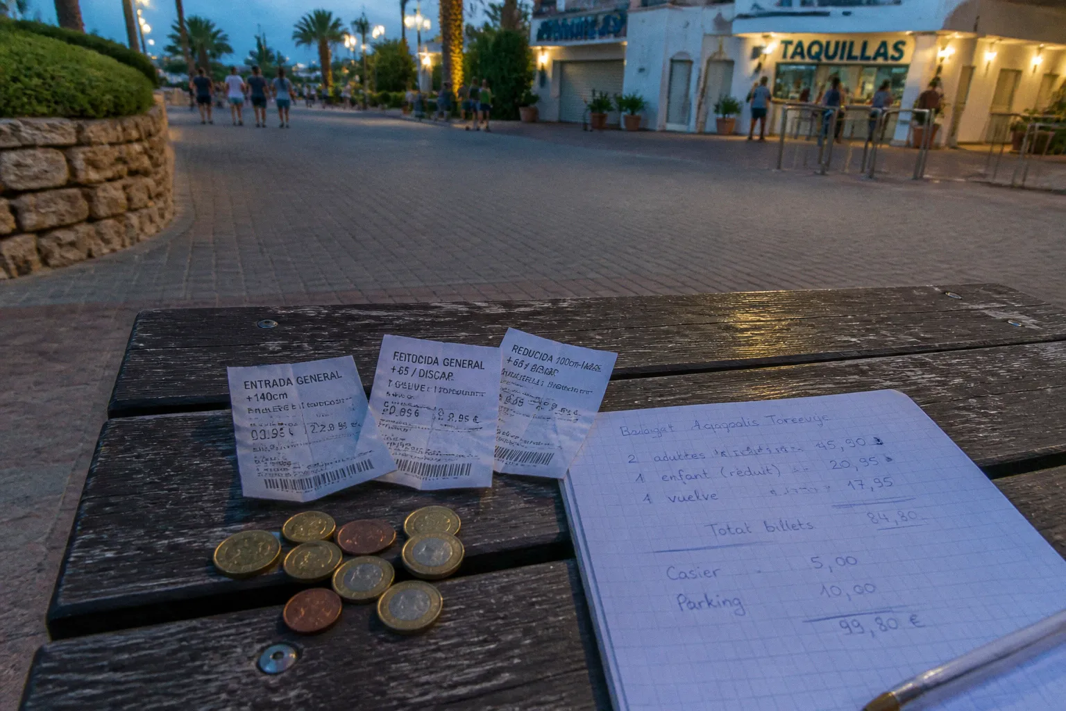 Aquopolis Torrevieja visite : 4 étapes pour calculer le budget