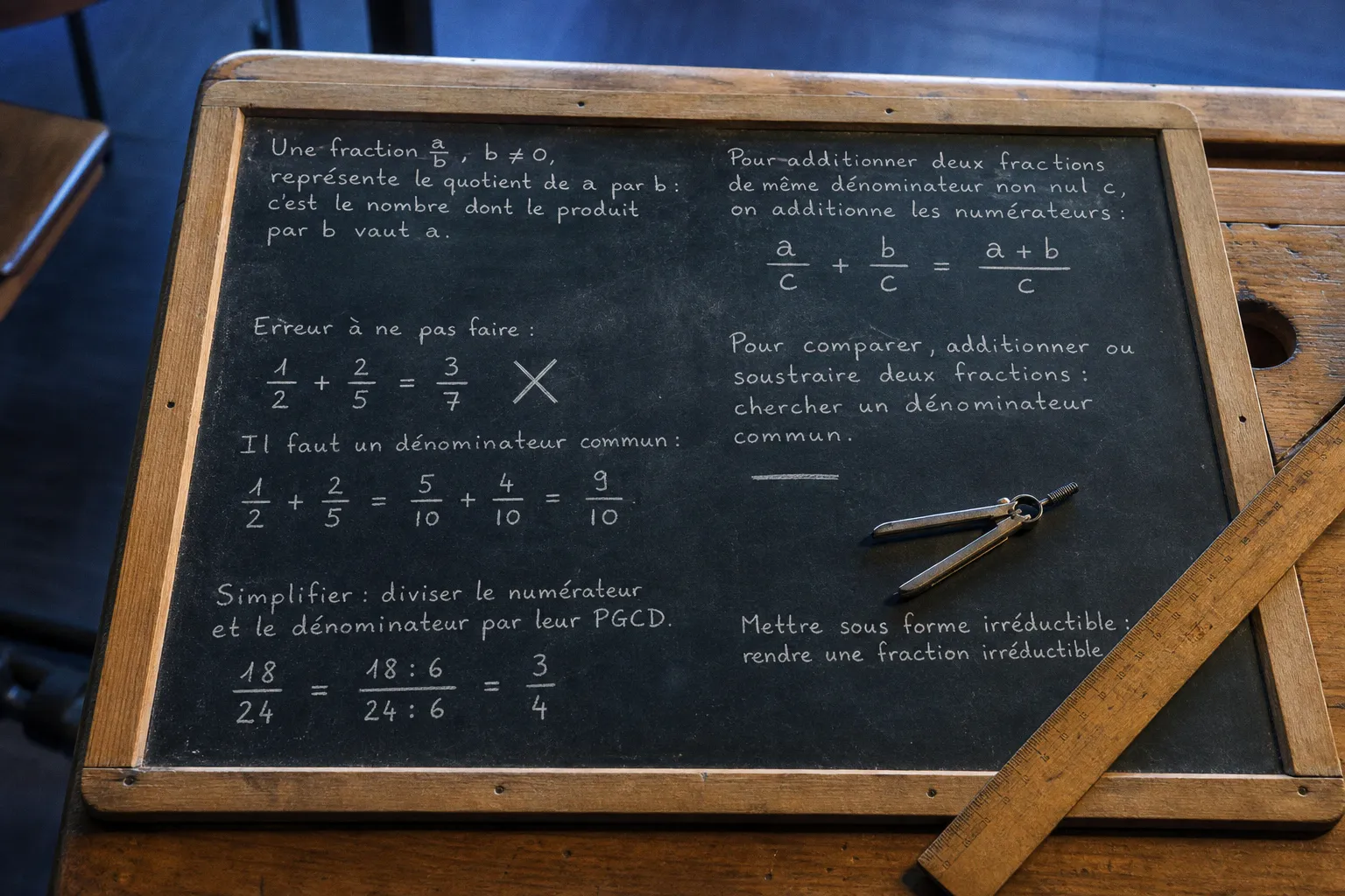 Calcul de fractions au collège : la méthode pas à pas pour simplifier et réussir
