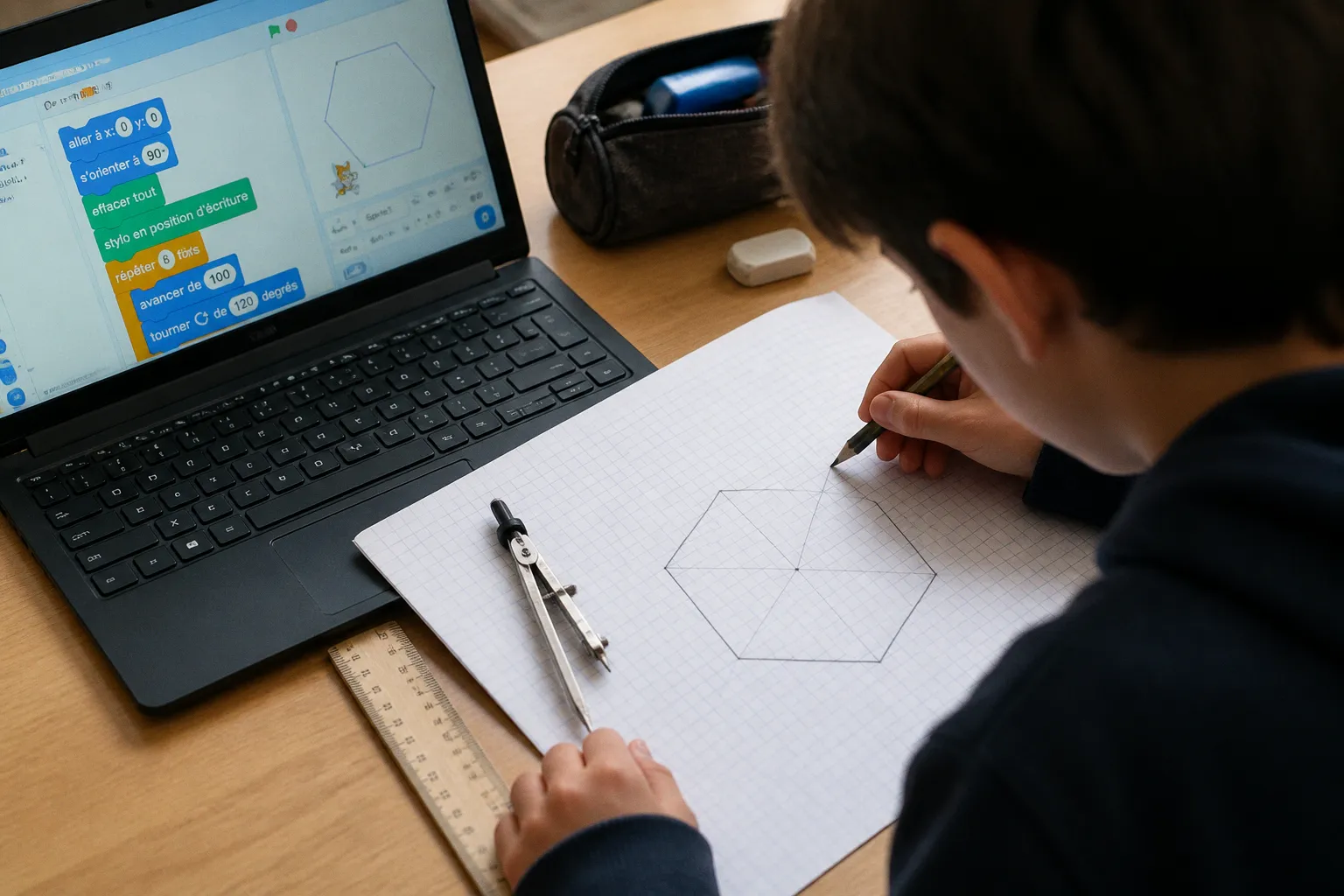 Tracé géométrique sur Scratch : la checklist de départ